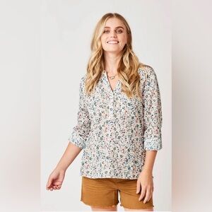 Carve designs Dylan gauze shirt NWOT size L